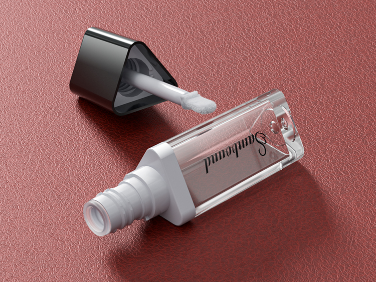 定制5ml三角形唇釉管空管注塑件 定制5ml三角形唇釉管空管注塑件