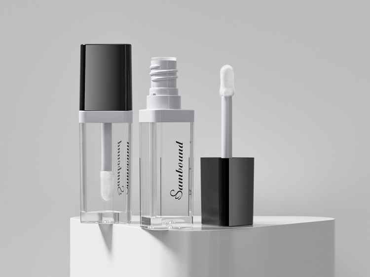 定制5ml三角形唇釉管空管注塑件 定制5ml三角形唇釉管空管注塑件